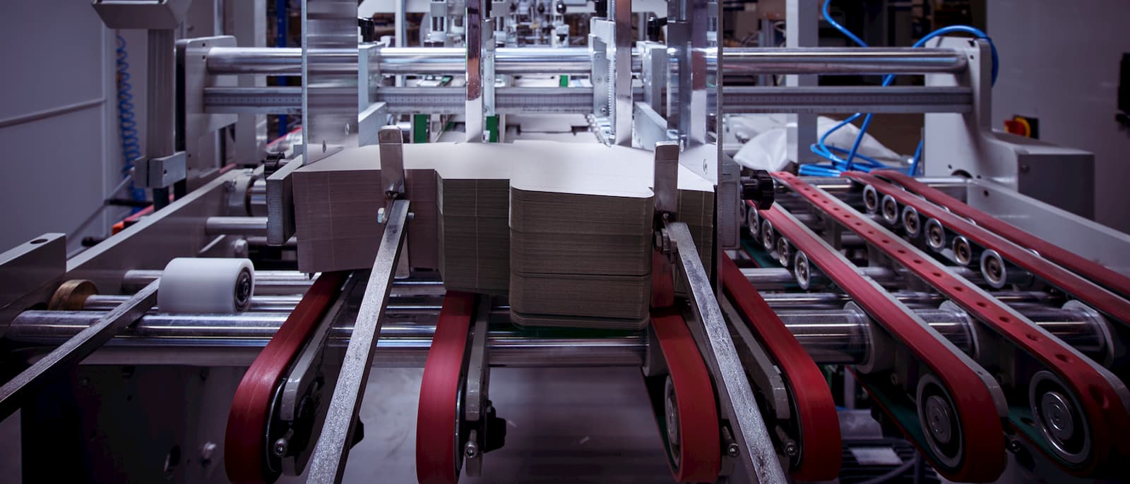 Bobst folder-gluer machine for postpress finishing of packaging