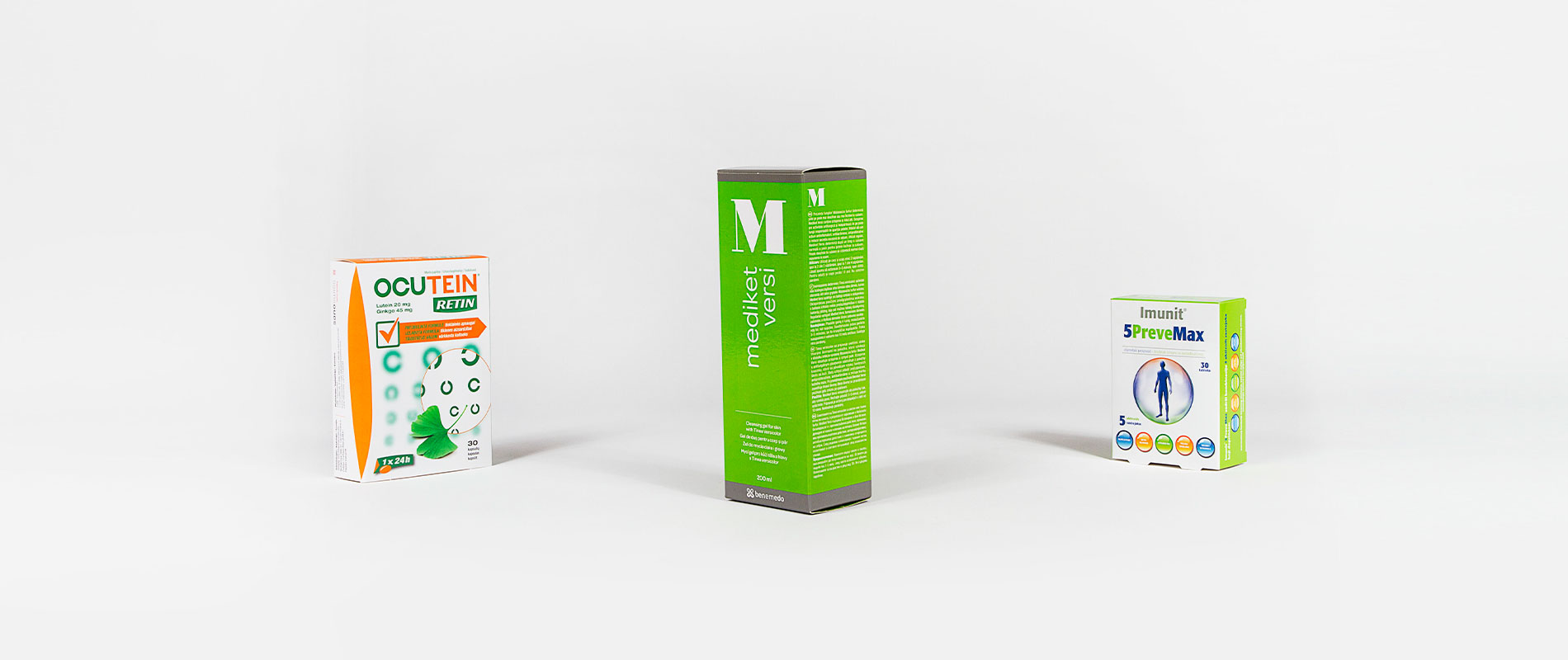 Packaging for dietary supplements with non-standard designs